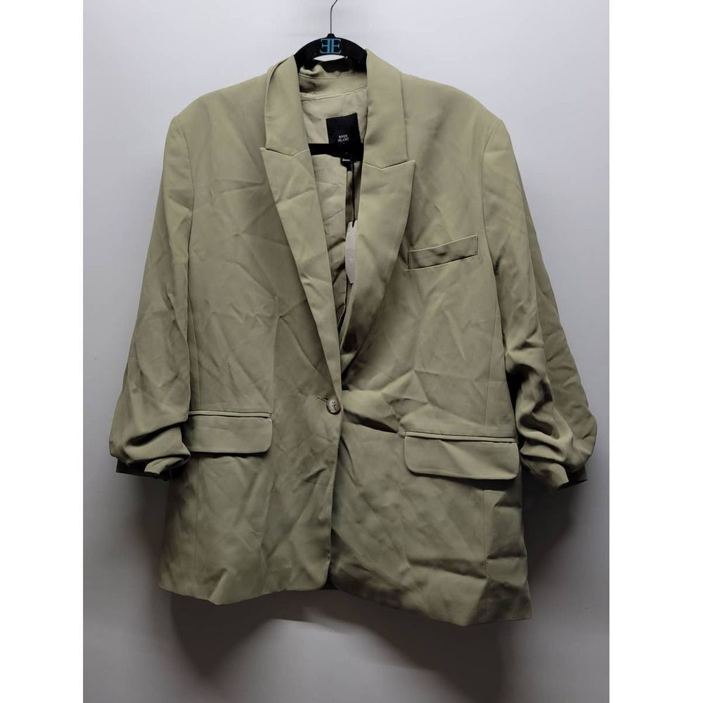 River Island Ruched Sleeve Blazer